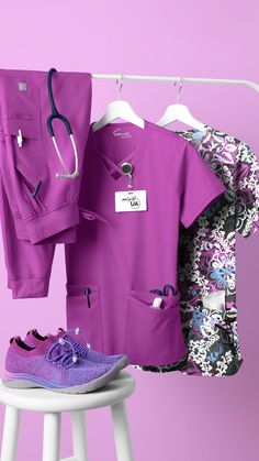 Cute Medical Scrubs, Cute Nursing Scrubs, Scrub Outfits, Stretch Flexibility, Healthcare Uniforms