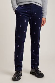 Stretch Embroidered Corduroy Trouser | Bonobos Embroidered Corduroy, Plush Fabric, Clothes Ideas, Athletic Pants, Swim Shorts, Workout Pants, Blazer Suit, Jeans Pants, Jean Shirts