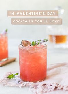 valentine's day cocktails you'll love to try this one for the first time