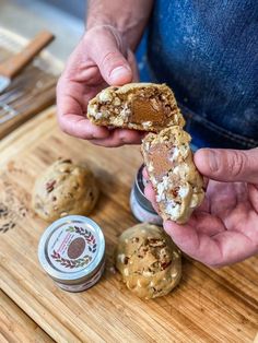 Giant Stuffed Cookies, Dessert For One, Delish Desserts, White Chocolate Chip, Cookie Bakery, Giant Cookie, White Chocolate Chip Cookies, Big Cookie