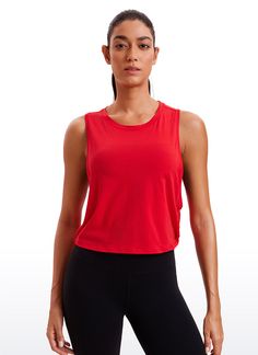 Loose Pima cotton tank top allows you to move freely in full range of motion during workout. The side-knotted design is stylish and cute. Feature & Fitting: 
 Pima Cotton collection 
 Design for yoga 
 Side-knotted design 
 Loose fit, cropped length 
 Fabric: 
 Super soft and skin-friendly 
 Naturally breathable 
 Lightweight and stretchy 
 92% Pima cotton, 8% Spandex 
 SKU : R773 .Easy reach by searching the SKU Summer Tank Activewear For Pilates, Sleeveless Yoga Tank Top, Sleeveless Yoga Tank Top Sportswear, Sleeveless Sportswear Tank Top For Yoga, Sleeveless Tank Top For Pilates, Summer Moisture-wicking Tank Top For Pilates, Casual Sleeveless Sports Bra For Pilates, Moisture-wicking Tank Top For Pilates In Summer, Casual Sports Bra For Pilates