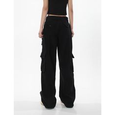 Hip Hop High Waist Black Jeans, Black Wide Leg Hip Hop Jeans, Non-stretch Casual Cargo Jeans For Streetwear, Casual Baggy Mid-rise Cargo Jeans, Non-stretch Cotton Cargo Pants For Streetwear, Casual Black Full-length Jeans, Hip Hop Style Black Full-length Jeans, Black Full Length Hip Hop Jeans, Black Hip Hop Full Length Jeans