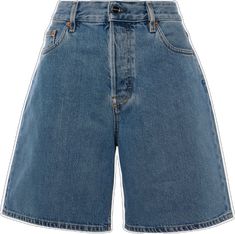 Gucci Casual Cotton Jeans, Blue Gucci Denim Bottoms, Casual Blue Gucci Jeans, Gucci Casual Blue Jeans, Casual Gucci Blue Bottoms, Gucci Casual Bottoms With Pockets, Casual Gucci Bottoms With Pockets, Classic Gucci Denim Jeans, Denim Shorts With Patch Pockets