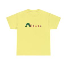 Very Hungry Caterpillar Unisex Heavy Cotton Tee - Etsy The Very Hungry Caterpillar Shirt, Hungry Caterpillar Shirt, Teacher Fits, Pun Shirts, Green Eggs And Ham, The Very Hungry Caterpillar, Very Hungry, Very Hungry Caterpillar, Hungry Caterpillar