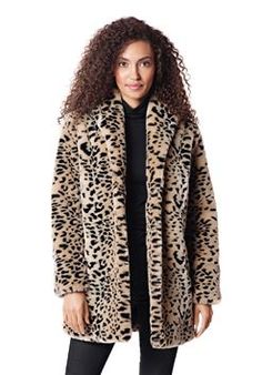 Women's Faux Fur Coats & Jackets | Fabulous-Furs Trendy Faux Fur Long Coat Outerwear, Trendy Faux Fur Trim Outerwear For Fall, Trendy Fall Outerwear With Faux Fur Trim, Trendy Outerwear With Faux Fur Lining For Work, Trendy Workwear Outerwear With Faux Fur Lining, Trendy Fur Coat For Fall Workwear, Chic Long Faux Fur Coat, Trendy Long Coat With Faux Fur Trim, Chic Outerwear With Faux Fur Lining For Work