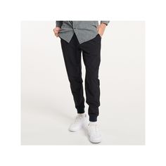 Cruise through your day in confidence with these men's jogger pants from FLX.PRODUCT TECHNOLOGIES & FEATURES Draws moisture away from the body to keep you dry and comfortable Wrinkle-resistant fabric for a confident look all-day long Comfortable, stretch fabric moves with you 2-pocketFIT & SIZING Slim fit Drawstring elastic waistbandFABRIC & CARE 33% recycled polyester, 57% polyester, 10% spandex Machine wash ImportedSUSTAINABILITY FEATURES Contains recycled polyester Global Recycled Standard Ce Black Activewear With Pockets For Work, Black Nylon Activewear With Pockets, Black Activewear With Pockets And Comfort Stretch, Navy Casual Activewear For Outdoor, Black Waterproof Sportswear Activewear, Casual Winter Activewear For Outdoor, Casual Winter Outdoor Activewear, Black 4-way Stretch Activewear For Outdoor, Urban Cotton Activewear With Ribbed Cuffs