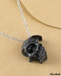 Olivia Mark - 1 Halloween Gothic Skull Pendant Necklace Gothic Mode, Skull Pendant Necklace, Halloween Gothic, Lace Necklace, Gothic Skull, Skull Necklace, Skull Pendant, Geometric Necklace, Halloween Jewelry