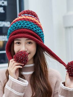 Color Seasons, Seasons Autumn, Scarf Hat, Knitted Hat, Scarfs, Wine Red, Keep Warm, White Wine, Blue Gray