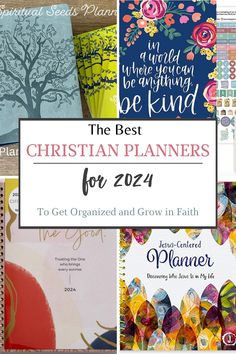 the best christian planners for 2021 to get organized and grow in faith