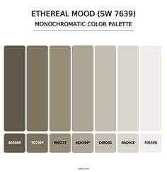 the color scheme for ethereal mood sw 759 monochromaticic color palette