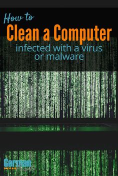 how to clean a computer infected with a virus or malware book cover