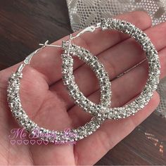 Silver Rhinestone Hoop Earrings Light Weight Sparkly Silver Hoop Earrings Decked Out In Rhinestones Everywhere New To Poshmark? Sign Up Now With My Code: Mobeautybae To Save $10 On Your First Order. Relatable Searches: Silver Earrings, Hoop Earrings, Rhinestone Earrings, Silver Hoop Earrings, Bejeweled Earrings, Wedding Earrings, Statement Earrings Bejeweled Earrings, Rhinestone Hoop Earrings, Vintage Statement Earrings, Bottle Earrings, Teal Earrings, Peacock Earrings, Minimalist Earrings Studs, Chunky Earrings, Star Earrings Stud