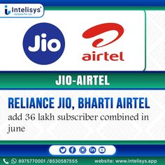 reliance jio, bharti airtel advertisement