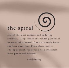 the spiral quote is shown in black and white