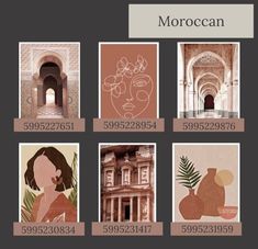 an image of moroccan art on the wall