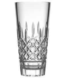 an empty glass is shown on a white background