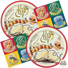 harry potter party plates and napkins