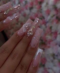 Mustard Nail Art, Nail Tech Aesthetic, Homemade Nails, Nails Pink Acrylic, Acrylic Nails Pink, Sweet 16 Nails, Pink Quince