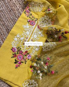 Item Overview ATHARVA Hand Embroidery Salwar Kurta/Heavy Intricate Work/Yellow Chanderi Silk/Organza Dupatta/Custom Stitch Unstitch/Anarkali/Plazzo/Gift Dno. CH2156A Fabric:  * Shirt Chanderi Silk 2.5 Mts, Intricate Hand Embroidery / Lucknowi Style Work  * Dupatta: Organza Dupatta - 2.5 Mts -Hand Zardozi Work  * Bottom Santoon Taffeta Silk 2.5 Mts. Excusive Hand Embroidered Party Wear Punjabi Suit. 🌷CUSTOMIZATION (No Extra Charges) * Fabrics Customization: Designs Can be made in different Fabri Festive Yellow Semi-stitched Salwar Kameez, Embroidered Anarkali Set For Summer, Summer Embroidered Anarkali Set, Embroidered Summer Anarkali Set, Yellow Salwar Kameez With Intricate Embroidery, Traditional Yellow Semi-stitched Salwar Kameez, Yellow Semi-stitched Sets For Navratri, Yellow Mulmul Traditional Wear With Dupatta, Yellow Mulmul Sharara With Dupatta