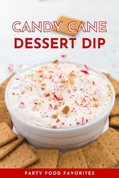 Candy Cane Dessert Dip