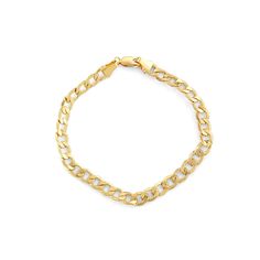 Sleek and fashionable, this 14k gold curb chain bracelet completes your look in style.Click on this JEWELRY & WATCHES GUIDE to learn about fit, styles, materials and more! CHAIN DETAILS Chain type: Cuban curb Clasp: lobster-claw Metal: 14k gold Packaging: boxed Weight: 4.65 grams Length: 8 inches Please note, due to the high value of this item, a signature may be required upon delivery. Size: 8". Color: Yellow. Gender: male. Age Group: adult. 14k Yellow Gold Cuban Link Bracelet, Classic Cuban Link Bracelet With Oval Links, Cuban Link Chain Bracelet With Solid Link Construction, Formal Cuban Link Chain Bracelet, Yellow Gold Cuban Link Bracelet With Solid Construction, Everyday 14k Gold Cuban Link Bracelet, Elegant 14k Gold Cuban Link Chain Bracelet, Modern Cuban Link Curb Chain Bracelet, 14k Yellow Gold Cuban Link Chain Bracelet