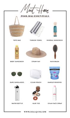 the must have pool bag essentials