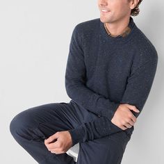 This Frye and Co. men's pullover sweater is an easy layering piece for casual and semi-formal occasions. Made from soft wool-knit blend and has a close-fit, a crew neck, long sleeves, and rib trim. Wear it with jeans or chinos. Closure Type: Pullover HeadFit: Regular FitNeckline: Crew NeckSleeve Length: Long SleeveSleeve Style: Cuffed SleeveFiber Content: 55% Polyester, 38% Acrylic, 5% Wool, 2% SpandexCare: Tumble Dry, Machine WashCountry of Origin: Imported Mens Pullover Sweater, Men's Pullover, Knit Men, Large Sweaters, Long Sleeve Pullover Sweater, Wool Knit, Pullover Men, Mens Crew Neck, Soft Wool