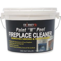 PRICES MAY VARY. Restores masonry to its original appearance. Environmentally friendly, water-based cleaning poultice that removes unsightly smoke, soot, creosote and dirt stains from masonry fireplace fronts and hearths. No additional water is needed for application or removal. Simply paint the product on the surface, allow to dry, and then peel off. Can be used to clean most all masonry surfaces both interior and exterior, textured or smooth brick, stone, marble, granite, slate, tile, concrete High Heat Paint Fireplace, Fireplace Tile Repair, Paint Gold Fireplace Insert, Painting Electric Fireplace Tile, Black Chalk Paint Fireplace, Paint Over Fireplace Tile, Cover Brick Fireplace With Concrete, Paint Over Tile Fireplace, Paintedbrick Fireplace