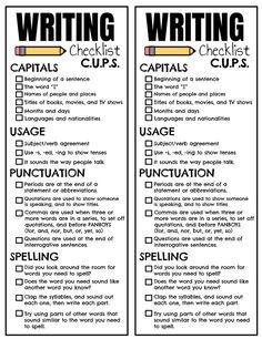 two writing checklists with the words capital and capital written in black on them