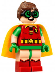 the lego batman movie character has green eyes