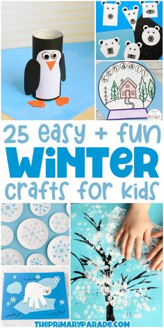 25 easy and fun winter crafts for kids