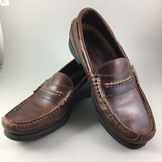 Sperry Top Sider~Leather ~Men’s Penny Loafers~Brown~Size 10M. Please view all photos for details and condition. Condition is "Pre-owned". Shipped with USPS Priority Mail. Sh1-16 Sperry Loafers, Loafers Brown, Sperry Top Sider, Top Sider, Penny Loafers, All Photos, Mens Casual Shoes, Sperrys, Loafers Men