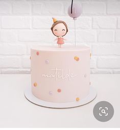 Peace Of Cake, 1st Birthday Theme, Girls First Birthday Cake, 1st Birthday Party For Girls, Anniversaire Diy