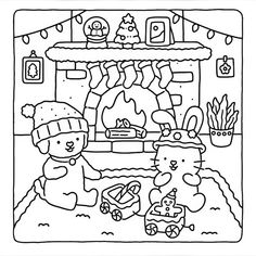 Christmas Colouring Pages, Christmas Coloring Books