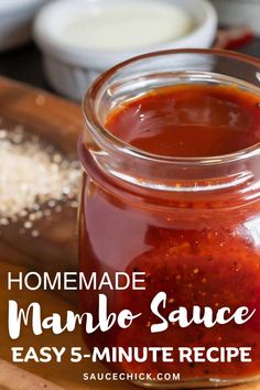 Mambo Sauce Recipe Mambo Sauce Recipe, Mambo Sauce, Sweet Sauce Recipes, Salsa Gravy, Best Sauce Recipe, Homemade Sauce Recipes, Marinara Sauce Homemade, Homemade Condiments, Marinade Sauce