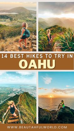 Planning on hiking in Oahu? This list of the 14 best hikes in Oahu will leave you speechless with gorgeous ridge lines, beautiful steps, and luscious foliage. You don't want to miss these Oahu hiking trails. #oahu #hikinginoahu #hawaiihiking Best Oahu hiking, top Oahu hiking, Oahu hiking bucket lists, Stairway to Heaven Oahu hiking, Oahu Hawaii hiking, Hawaii hiking pictures, best Hawaii hiking, Hawaii hiking trails top oahu hiking, best oahu hiking, top oahu hikes, hiking in hawaii, #Oahu #Hiking #Hawaii Oahu Hiking, Hiking In Hawaii, Hiking Hawaii, Oahu Hikes, Coconut Drinks, Hawaii Oahu