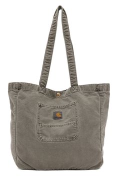 Everyday Duck Canvas Bag With Pockets, Canvas Tote Shoulder Bag With Silt Pocket, Canvas Softback Bag With Pockets, Softback Canvas Shoulder Bag With Pockets, Casual Duck Canvas Bags With Pockets, Casual Canvas Bag With Flat Pocket For Everyday Use, Casual Cotton Canvas Bag For On-the-go, Gray Canvas Bag With Pockets For Everyday Use, Everyday Gray Canvas Bag With Adjustable Strap