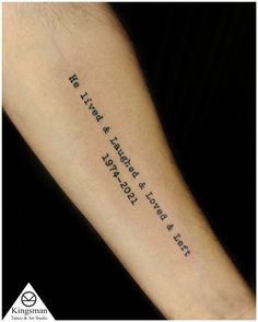 a person with a tattoo on their arm that says, believe and there is hope