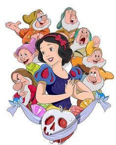 snow white and the seven dwarfs from snow white and the seven dwarfs disney pixar, snow white and the seven dwarfs, snow white princess, person, cartoon art, character design, animation, walt, drawing, cartoons, drawings, concept, illustration, how to draw, sketches