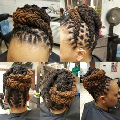 Maintenance n molded braid crown. . Dreads Inspiration, Coloured Locs, Wedding Locs, Natty Dreads, Women Dreads, Sister Locks Hairstyles, Locs Color, Colored Dreads, Hair And Skin Vitamins