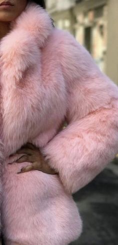 STUNNING PINK BABY ALPACA FUR COAT Styled and glamorous Baby Alpaca fur coat handmade by Peruvian artisans, handmade of 100% baby alpaca fur. Value for money is what every buyer seeks to achieve when buying any item. In the recent past, fur coats have gained popularity, and everyone wants to have as many of these as they can afford. Indeed, the coats are luxurious and investment because of many reasons. Size available : S - M - L - XL - XXL Material: 100% baby Alpaca fur. Garment Type: fur coat Pink Coats For Women, Pink Faux Fur Coat, Pink Fur Coat, Fox Fur Jacket, Fluffy Coat, Pink Fur, Pink Cupcakes, Fur Coats, Everything Pink