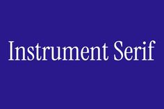 the instrument series logo is shown in white on a blue background, with an image of a