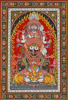 Hindu Cosmos (Posts tagged pattachitra) Odisha Art, Jagannath Ji, Hindu Cosmos, Indian Traditional Paintings, Indian Mythology