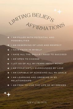 Top 10 Self-Limiting Beliefs to Let Go of in 2023 - Sage & Bloom Self Limiting Beliefs Affirmations, Motivation Topics, Limiting Beliefs Quotes, Positive Beliefs, Self Limiting Beliefs, Personal Core Values, Belief Quotes, Inspirational Journal, Self Belief