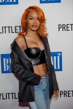 Hair Color Names, Ginger Wig, Afro Punk Fashion, Hair Color Orange, Ginger Hair Color, Teyana Taylor, Dyed Natural Hair, Honey Hair, Orange Hair