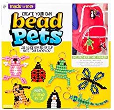 bead pets make your own backpack and keychain craft kit with instructions for beginners