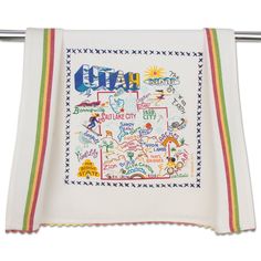 PRICES MAY VARY. STATE OF UTAH gift towel is a must-have kitchen essential for any Beehive State lovers' kitchen decor and accessories. Use them as dish towels, wash cloths, or decorative hand towels. Our original design features the famous landmarks from Utah, from the stunning Arches National Park to the majestic Bryce Canyon. Our Utah dish towel makes the perfect souvenir or travel keepsake commemorating an anniversary, trip, or celebrating pride as a local. HIGH QUALITY, HAND MADE DETAILS: M State Of Kansas, Reusable Pouches, Towel Collection, Travel Souvenirs, Vintage Dishes, Guest Towels, Cotton Towels, Dish Towels, Hand Towel