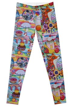 Super stretchy and durable polyester full-length leggings. Vibrant high-quality sublimation print across the front and back. Size range XXS-XL. Quinn Pants, Pipe Dream, Leggings Design, Harley Quinn, Sublimation Printing, Classic T Shirts, Full Length, Leggings, Range