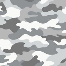 GREY CAMOUFLAGE WALLPAPER ARMY BOYS BEDROOM for sale online | eBay Grey Camo Wallpaper, Pink Camo Wallpaper, Camouflage Wallpaper, Army Decor, Camo Wallpaper, Camo Patterns, Military Camouflage, Army Wallpaper, Decal Paper