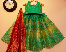 🐕 Big deals! Banarasi Indian Lehenga Choli for Kids. Readymade Chaniya Choli. Festival Dress for Girls, Kids Wear, Festival Dress only at $57.0 Hurry. #BanarasiDress #FestivalDress #PartyWear #IndianLehengaCholi #LehengaCholi #KidsWear #ChaniyaCholi #IndianWeddingBaby #HandCrafted #DesignerLehenga Dupion Silk, Designer Lehenga Choli